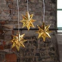 STAR TRADING Golden metal star Mini