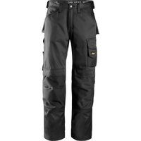 Snickers 3312 Mens DuraTwill Work Trousers Black 31" 35"