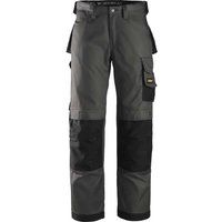 Snickers 3312 Mens DuraTwill Work Trousers Dark Grey 30" 28"