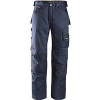 Snickers 3312 Mens DuraTwill Work Trousers Navy 31" 35"