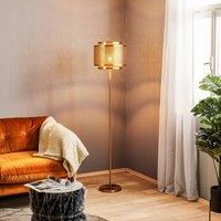 By Rydns Hermine floor lamp, brass