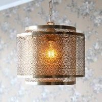 By Rydns Hermine pendant light, brass