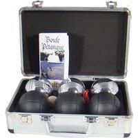 BEX Men's Sunsport Alsace Petanque Set-Multi-Colour, 7.3 cm, Black