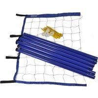 SunSport Volleyball Original Kit - Containing 1x Volleyball Net, 6 Poles, Extra Straps, Storage Bag and Rule Book