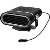 Portable 24V Car Dashboard Defroster - Black Or White