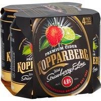 Kopparberg Premium Cider with Strawberry & Lime 4 x 330ml