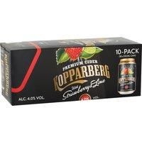 Kopparberg Premium Cider with Strawberry & Lime, 10 x 330ml