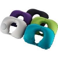 U-Shaped Pressurised Inflatable Neck Travel Pillow - 5 Colours! - Blue