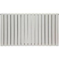 Towelrads Dorney Double Horizontal Radiator - White / 1012mm