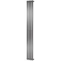 Towelrads Merlo Vertical Towel Rail Radiator  Anthracite 1800x310