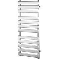 1200mm x 500mm Perlo Chrome Designer Towel Radiator