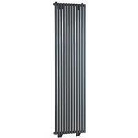 Towelrads Oxfordshire Vertical Towel Radiator - Gun Metal