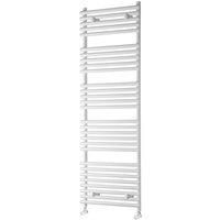 Iridio White Towel Rail Radiator - White / 150cm