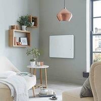 Towelrads Vetro Glass Electric Radiator - White 600x600