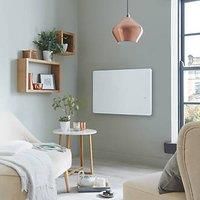 Towelrads Vetro Glass Electric Radiator  White 800x600