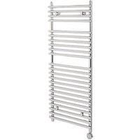 Towelrads Iridio Dry Electric Towel warmer 1200 x 500  Chrome