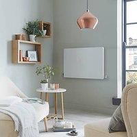 Towelrads Vetro Glass Wet Radiator - White 800x600