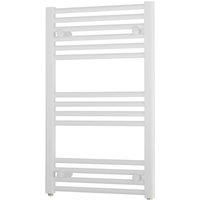Towelrads Flat Independent Towel Rail 22mm, 800x600 - White