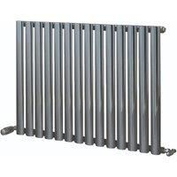 600mm x 832mm Anthracite Horizontal Wall Hung Towel Rail  Dorney Range