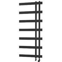 Towelrads Horton Towel Radiator - Black 1200x500