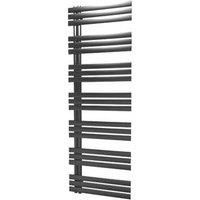 Towelrads Cobham Open Ended Ladder Towel Rail Radiator - Black 1800x500