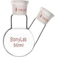StonyLab Heavy Wall Neck Round Bottom Flask Glass 250ml 2 19/22 250ml