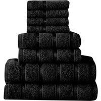 8-Piece Luxury Boston Bale Towel Set - 13 Colours