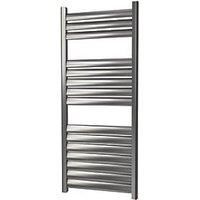 Eton Brushed Aluminium Heated Towel Rail - 1000 x 300mm