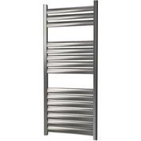 Towelrads Eton Heated Towel Rail - Brushed Aluminium 1200 x 500mm