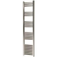 Towelrads Eton Heated Towel Rail - Brushed Aluminium 1400 x 300mm