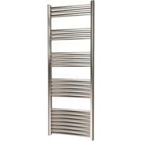 Eton Brushed Aluminium Heated Towel Rail  1400 x 500mm