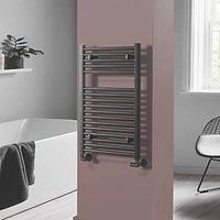 Towelrads Pisa Premium Towel Radiator 800 x 500mm Black 1307BTU (607RY)