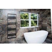 Towelrads Portchester Traditional Towel Radiator, 965x637mm - Chrome/White