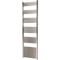 Towelrads Eton Designer Towel Radiator 1800 x 500mm Grey / Silver 2805BTU (666RY)