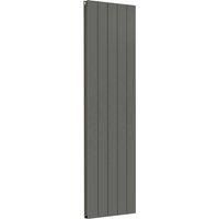 Anthracite Designer Radiator Vertical Flat Panel Double Panel Rad 1800x510mm