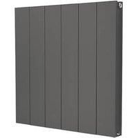 Towelrads Ascot Double Anthracite Aluminium Designer Radiator - 60 X 61Cm