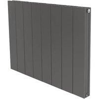 Towelrads Ascot Double Anthracite Aluminium Designer Radiator - 60 X 81Cm