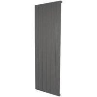 Towelrads Ascot Single Anthracite Aluminium Vertical Designer Radiator - 180 X 61Cm