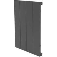Towelrads Ascot Single Anthracite Aluminium Designer Radiator - 60 X 41Cm