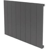 Towelrads Ascot Single Anthracite Aluminium Designer Radiator - 60 X 81Cm