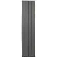 Towelrads Berkshire Double Vertical Anthracite Designer Radiator - 180 X 31Cm