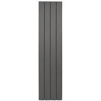 Towelrads Berkshire Single Vertical Anthracite Designer Radiator - 180 X 51Cm