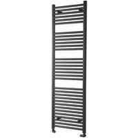 Towelrads Pisa Premium Towel Radiator 1800mm x 600mm Black 3484BTU (158RY)