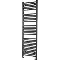 Towelrads Pisa Premium Towel Radiator 1800mm x 400mm Anthracite 2443BTU (855RY)