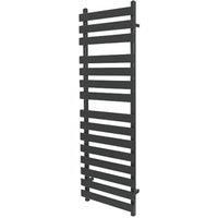 Towelrads Perlo Flat-Fronted Designer Towel Radiator 1500mm x 500mm Black 2238BTU (545RY)