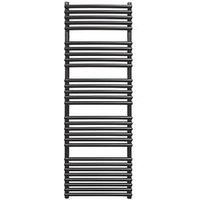 Towelrads Iridio Designer Towel Radiator 1500mm x 500mm Black 2539BTU (551RY)