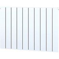 Towelrads Hanworth Plus Aluminium Designer Radiator 600mm x 800mm White 4006BTU (501RY)