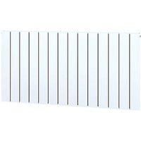 Towelrads Hanworth Plus Aluminium Designer Radiator 600mm x 960mm White 4804BTU (982RY)