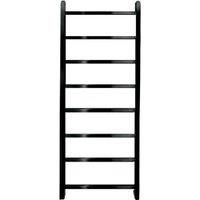 Towelrads Diva Brushed Black Chrome Dry Electric Non Thermostatic Towel Radiator - 1200 x 500mm