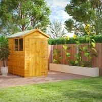 Power Apex Garden Shed | Power Sheds | Wood Shiplap T&G | Sizes 4x4 up to 10x6